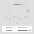 Pendente Minimalista LED - Veneto