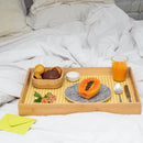 Bandeja Decorativa em Bambu com Palhinha Artesanal