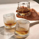 Copo de Cristal para Whisky com Base Rotativa – Bar em Casa Carpetino
