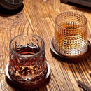 Copo de Cristal para Whisky com Base Rotativa – Bar em Casa Carpetino
