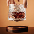 Copo de Cristal para Whisky com Base Rotativa – Bar em Casa Carpetino