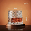 Copo de Cristal para Whisky com Base Rotativa – Bar em Casa Carpetino
