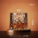 Copo de Cristal para Whisky com Base Rotativa – Bar em Casa Carpetino