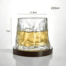 Copo de Cristal para Whisky com Base Rotativa – Bar em Casa Carpetino