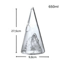 Decanter de Vinho Whisky Vidro Pirâmide Carpetino