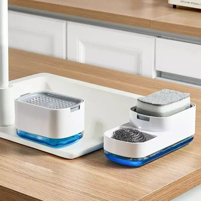 Dispenser de Detergente e Porta Esponja Carpetino