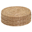 Jogo Americano Redondo de Rattan Natural  Carpetino
