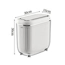 Lixeira para Banheiro e Cozinha Acrílico Automática com Sensor Carpetino