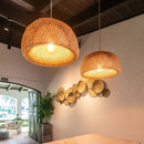 Luminária Pendente de Bambu Artesanal Premium
