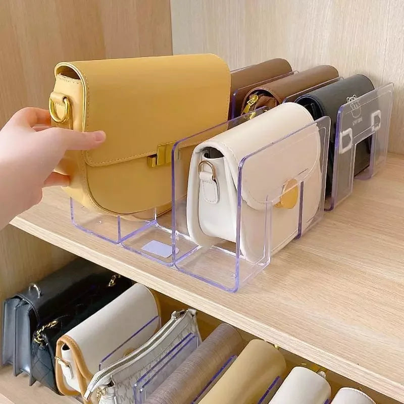 Organizador de Bolsa Acrílico com Divisória Carpetino