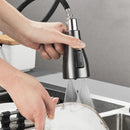 Torneira de Cozinha Removível com Pulverizador de Fluxo Carpetino