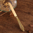 Conjunto Espátular Faca Dourada Carpetino