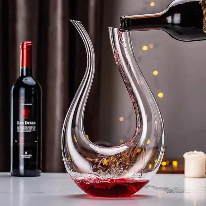 Decantador de Vinho de Vidro Carpetino