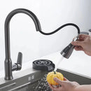 Torneira de Cozinha Removível com Pulverizador de Fluxo Carpetino