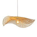 Lustre Pendente Artesanal de Bambu e Rattan Boho