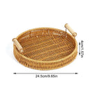 Bandeja Organizadora de Rattan Trançado  Carpetino