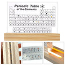 Tabela Periódica em Acrílico Premium com Elementos Reais – Display de Luxo para Escritório e Decoração