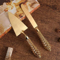 Conjunto Espátular Faca Dourada Carpetino
