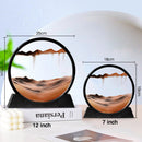 Quadro de Areia em Vidro Ampulheta 3D - Sandscape