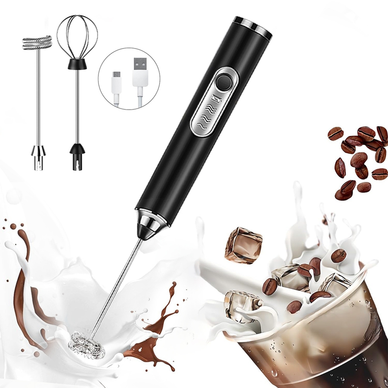 Mini Mixer e Espumador Elétrico Premium 2 Em 1