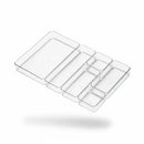Organizador Modular Transparente com 7 Peças