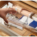 Organizador Modular Transparente com 7 Peças