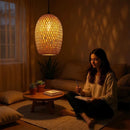 Luminária Pendente de Bambu Elegance