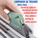 Kit Limpador de Janelas e Escova de Limpeza de Cantos 3 em 1