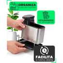 Dispenser Porta Detergente E Esponja 3 Em 1