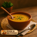 Kit 6 Cumbucas Refratárias Em Porcelana Gourmet (500ml) Marrom