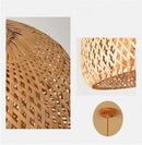 Luminária Pendente de Bambu Artesanal Premium