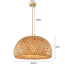 Luminária Pendente de Bambu Artesanal Premium