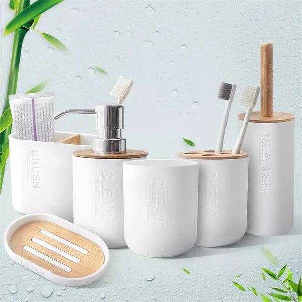 Kit para Banheiro Bambu