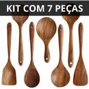 Kit Concha de Madeira Nobre Carpetino