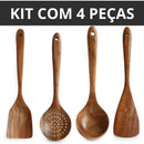 Kit Concha de Madeira Nobre Carpetino