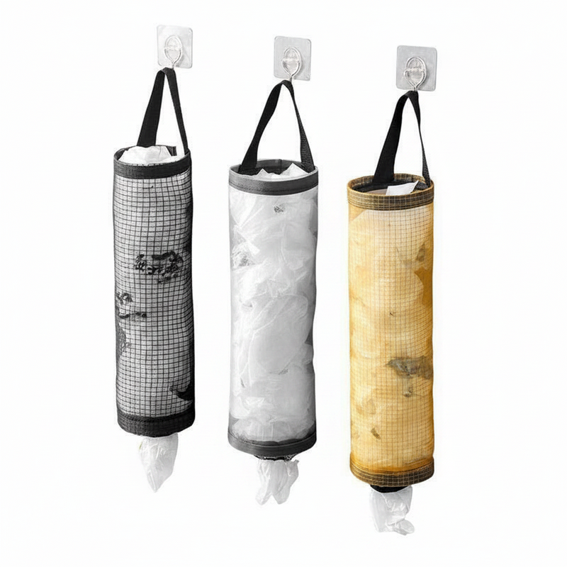 Bolsa Organizadora Dispenser de Sacolas Plásticas em Nylon