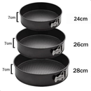 Trio de Formas Premium Antiaderente Com Fundo Removível